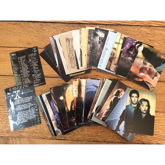 1995 X Files Topps Collectors Card Set 71 Cards - Picture 1 of 3